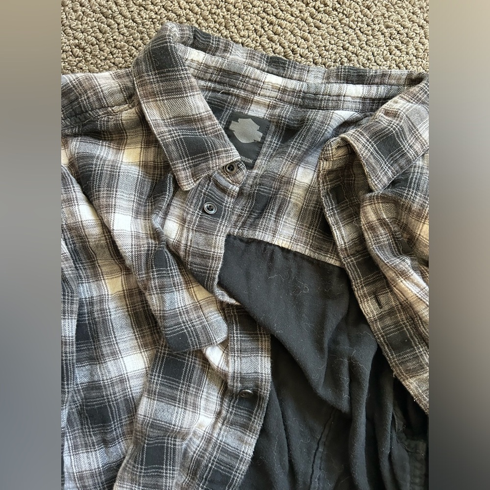 Large men’s Harley Davidson flannel
